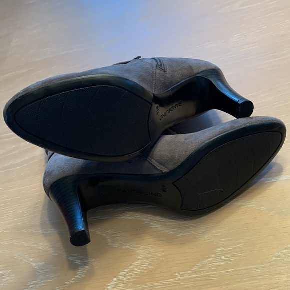 Bandolino Leather Booties with heels and tassels - Size 6.5, very good condition - Picture 5 of 9